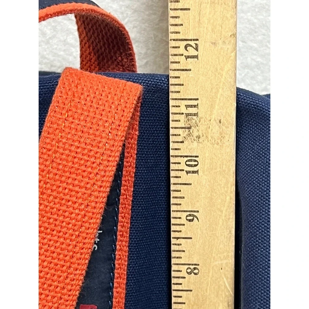 Warden Brooks AlphaSights Navy Blue Canvas Duffel Bag Made in USA Gym Travel